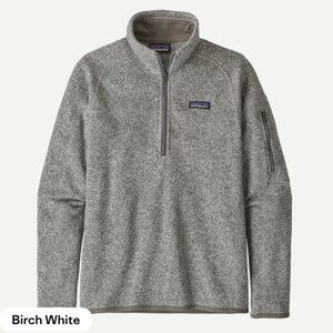 Grey Patagonia Better Sweater 1/4-Zip Fleece Jacket